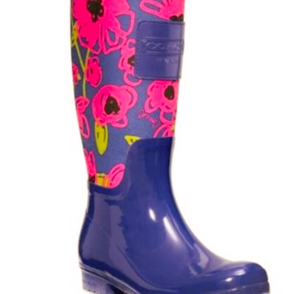 Coach Rain Boots size 9 - Picture 6 of 7